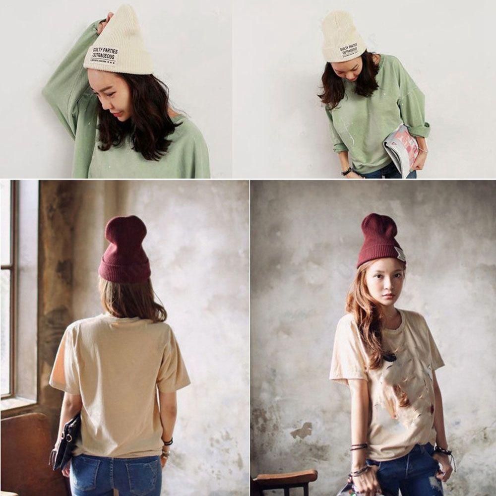 JONYE Mũ Len Beanie Dễ Thương Cho Nữ