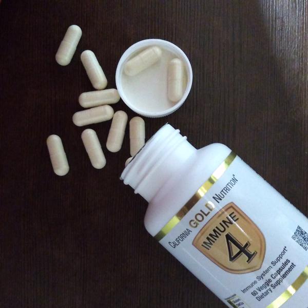 Tăng cường miễn dịch 4 thành phần  60 viên Immune 4 California Gold Nutrition
