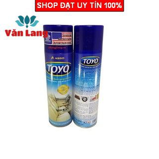 Chai xịt bóng Toyo Thái Lan 500ml, bình xịt bóng da, gỗ, nội thất ô tô - Chính Hãng
