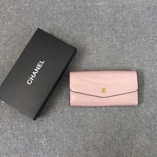 Ví nữ da cá sấu super full box