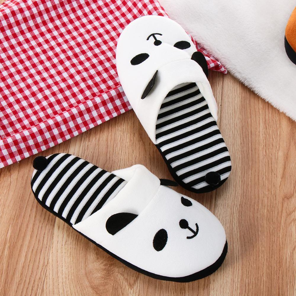 .Dép Bông Đi Trong Nhà Hình Gấu Trúc Hoạt Hình Đáng Yêu