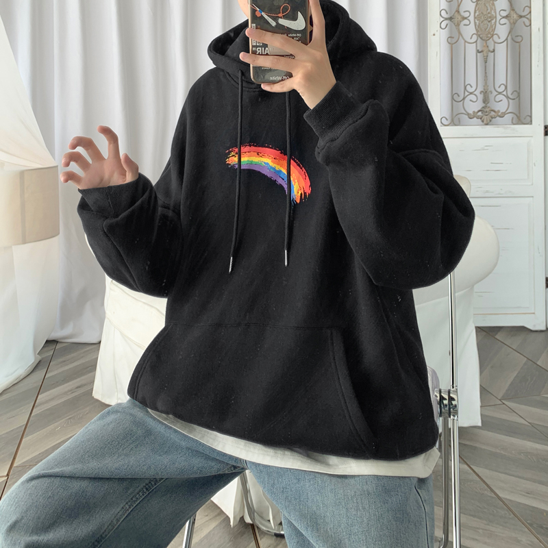 Áo hoodie dáng rộng thời trang Hàn Quốc trẻ trung năng động | BigBuy360 - bigbuy360.vn