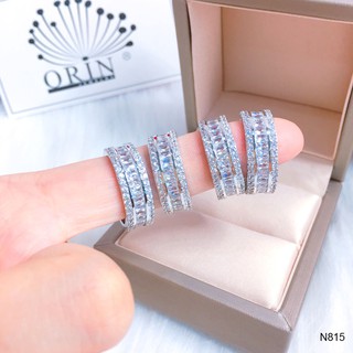 Nhẫn bạc nữ đính đá cao cấp Orin N815