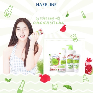 Sữa dưỡng thể Hazeline Matcha lựu đỏ chai 370ml