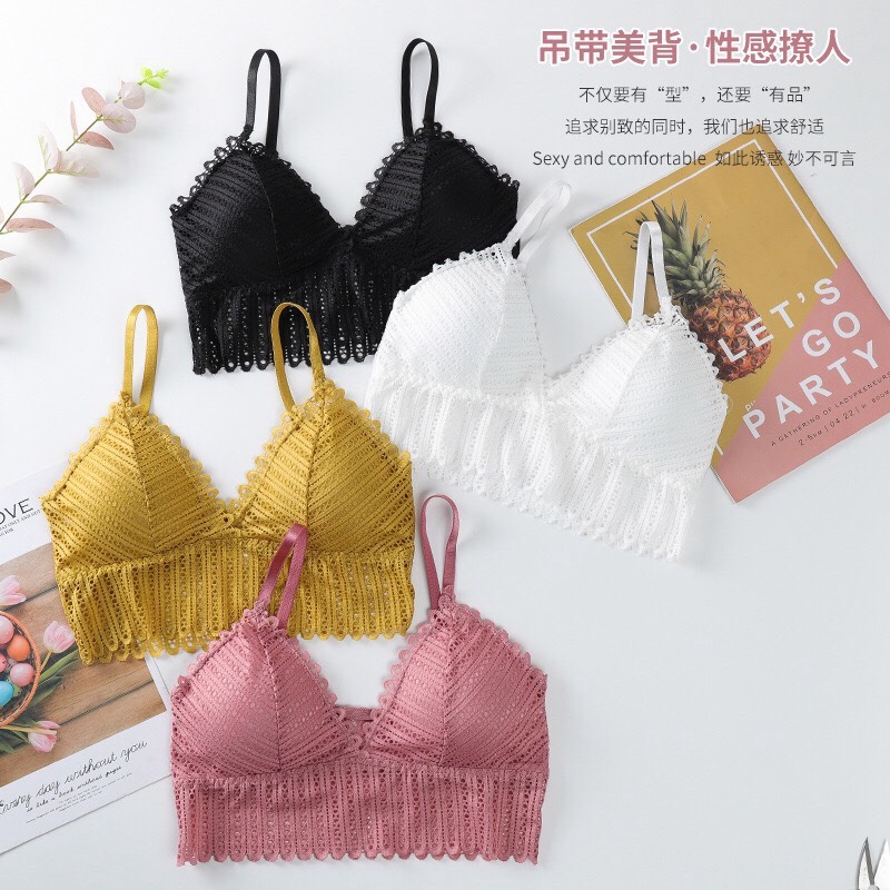 Áo Lót Bra Ren Mềm Gợi Cảm 863