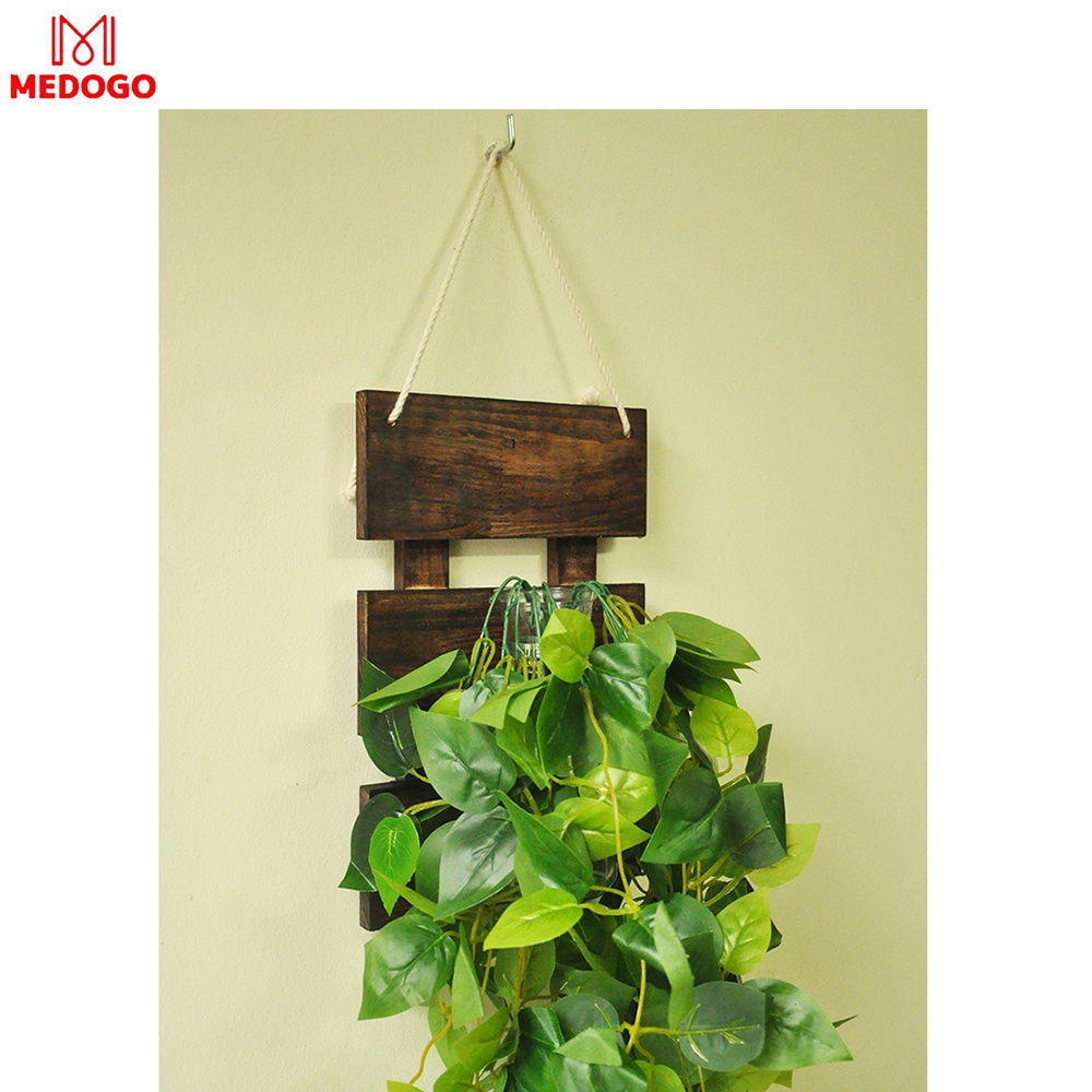 KHUNG GỖ TREO TƯỜNG THANH NGANG TRỒNG CÂY THỦY SINH LỌ HOA THỦY TINH, BẢNG GỖ TREO TƯỜNG DECOR TRANG TRÍ NHÀ CỬA