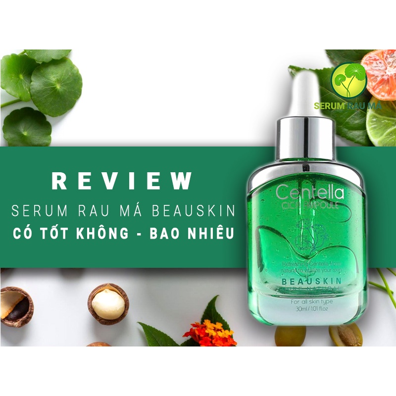 Tinh Chất Serum Thảo Dược Dưỡng Trắng Da, Ngừa Và Xóa Mụn Từ Rau Má Beauskin Cica Centella Hàn quốc 30ml/ Hộp- CHÍNHHÃNG