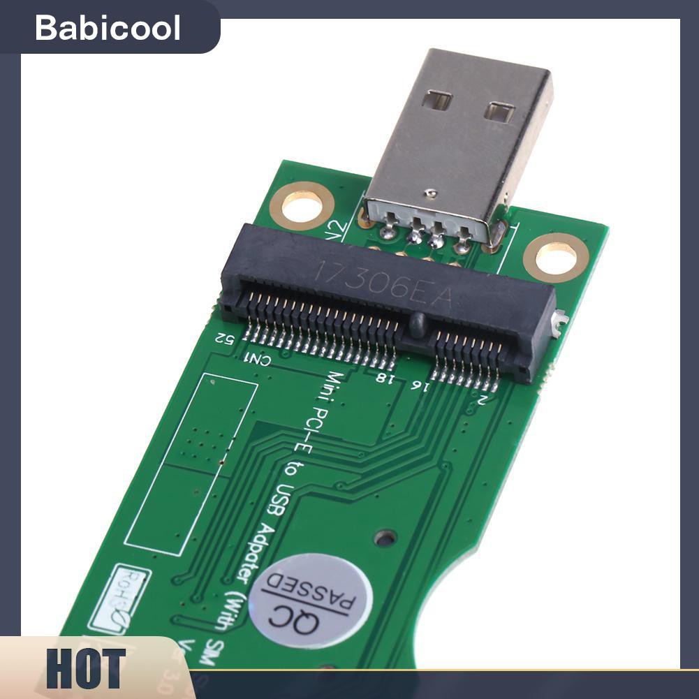 Bộ Chuyển Đổi Mini Pci-E Sang Usb Với Khe Cắm Sim 8pin Cho Mô Đun Wwan / Lte | WebRaoVat - webraovat.net.vn