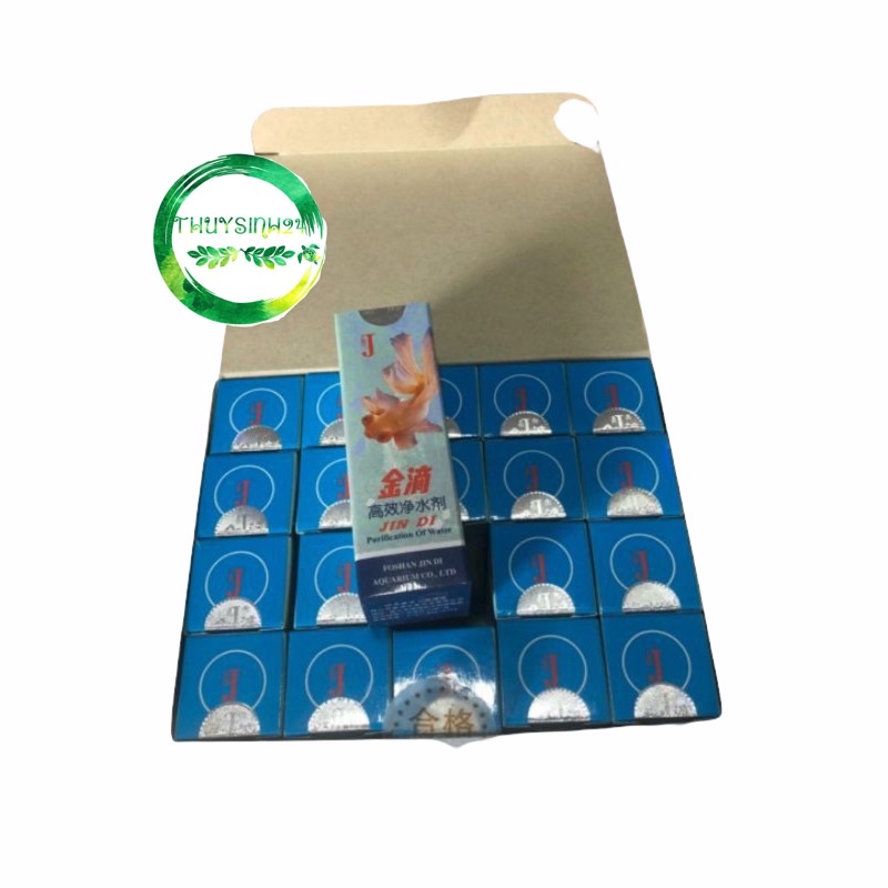 dung dịch Jindi làm trong nước, khử mùi tanh bể cá