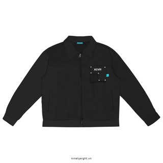 Nter crop black jacket - áo khoác màu đen