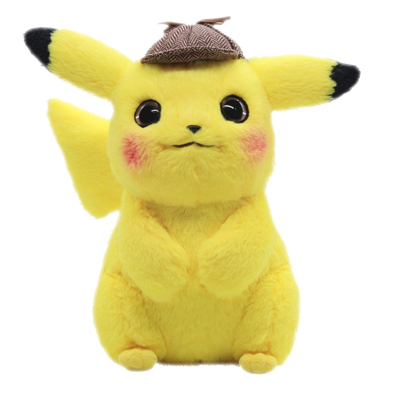 Game búp bê thám tử Pikachu sang trọng chính hãng phiên bản điện ảnh xoay quanh món quà đồ chơi giống vải dễ thư