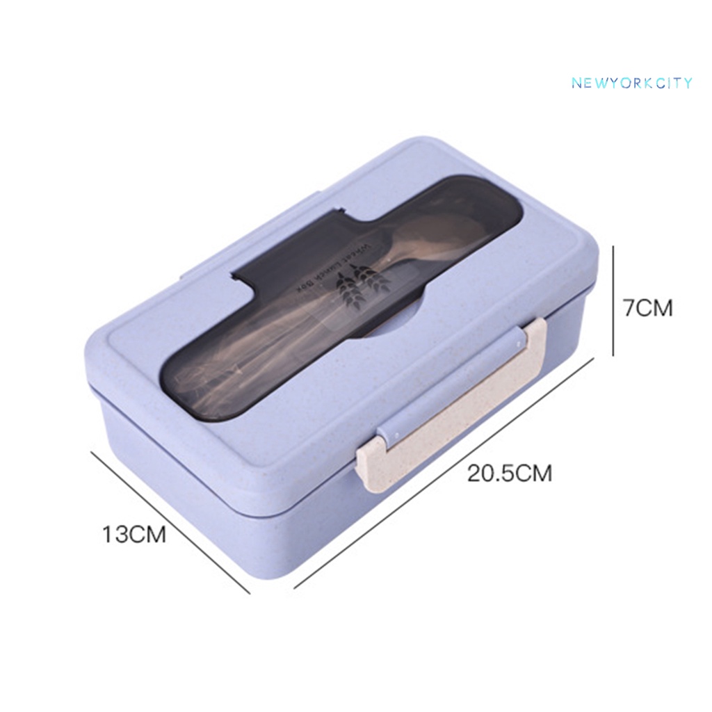 Hộp cơm 3 Ngăn Cách Nhiệt 1000ML Bằng Nhựa Có Thể Sử Dụng Trong Lò Vi Sóng