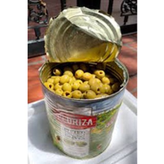 Ô liu quả đen / xanh tách hạt nhãn hiệu latino bella - hộp 3kg - nhập khẩu tây ban nha