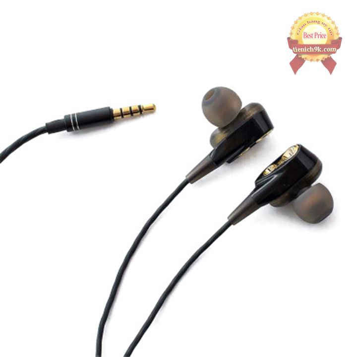 Tai nghe nhét tai có mic HIFI AHS-Q18 super bass | Tai nghe 4 loa, bass trầm