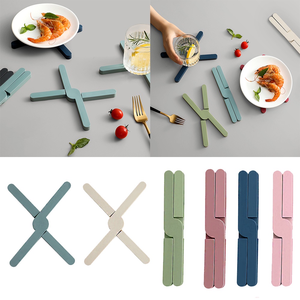 Thảm Lót Nồi/Cốc Chịu Nhiệt Chống Trượt Có Thể Gấp Gọn Tiện Lợi