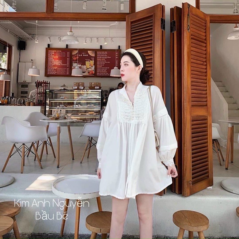 váy tay ren suông xinh xuất sắc