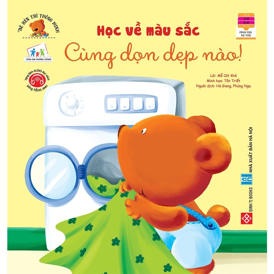 SÁCH - Bé rèn trí thông minh - Học về màu sắc - Cùng dọn dẹp nào!