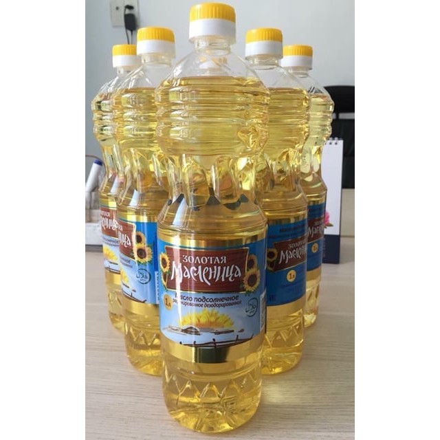 DẦU ĂN HƯỚNG DƯƠNG NGA CHAI 1L