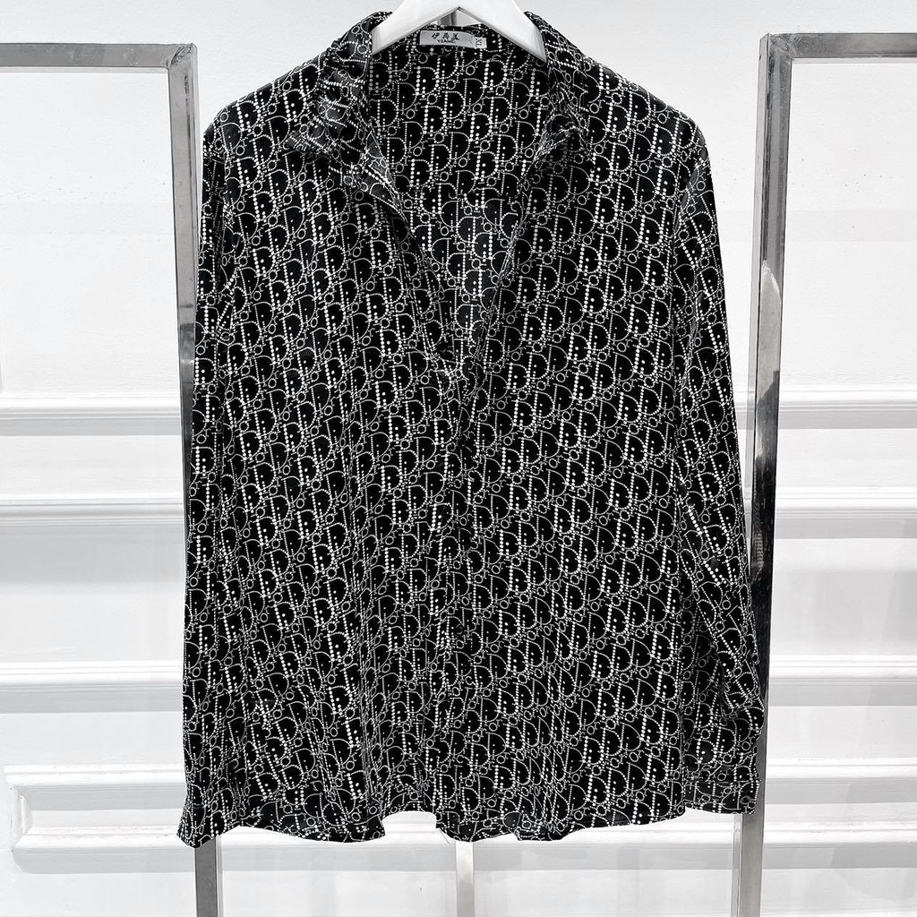 sơ mi dài tay ,nam, nữ, họa tiết, chất lụa cực mát. không nhăn, không xù | BigBuy360 - bigbuy360.vn