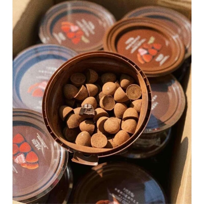 Nama socola 408g Socola tươi, Nama chocolate xô 80 viên date mới