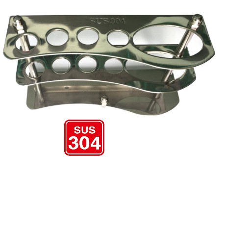 kệ bàn chải đánh răng cao cấp inox304 hình bàn chân