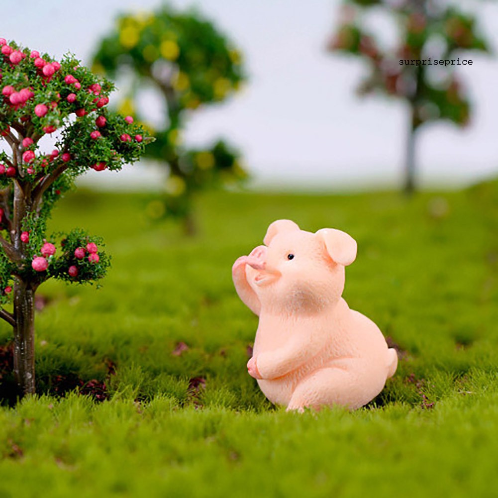 Mô hình chú lợn dùng cho trang trí sân vườn dễ thương chất lượng cao