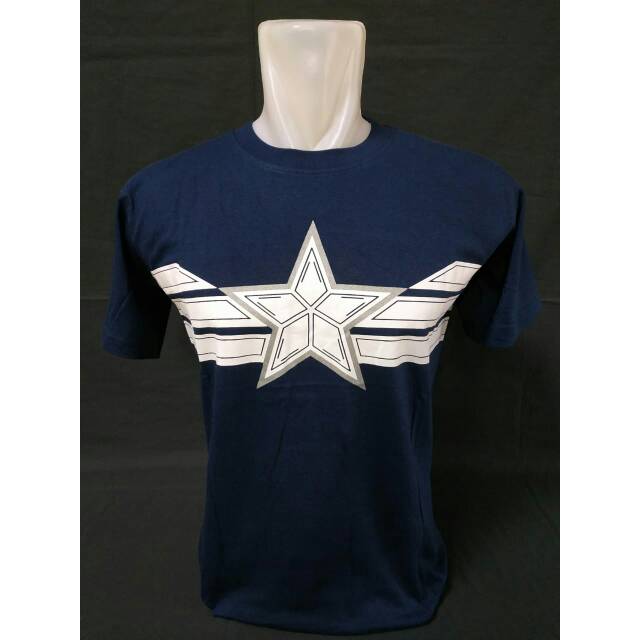 Mới Áo Thun Cotton In Hình Captain America Avenger Độc Đáo