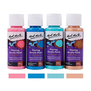 Set màu Acrylic đổ Pouring Mont Marte (60ml)