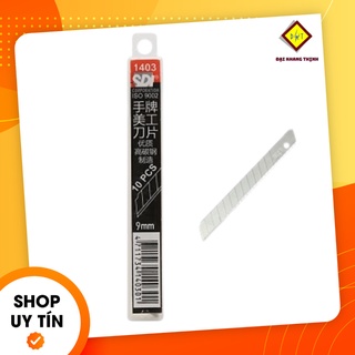 Lưỡi dao rọc giấy sdi 1403 9mm đồ cắt giấy sdi 1403 dao trổ giấy