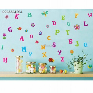 Decal Dán Tường Bé Học Chữ Cái JM8321