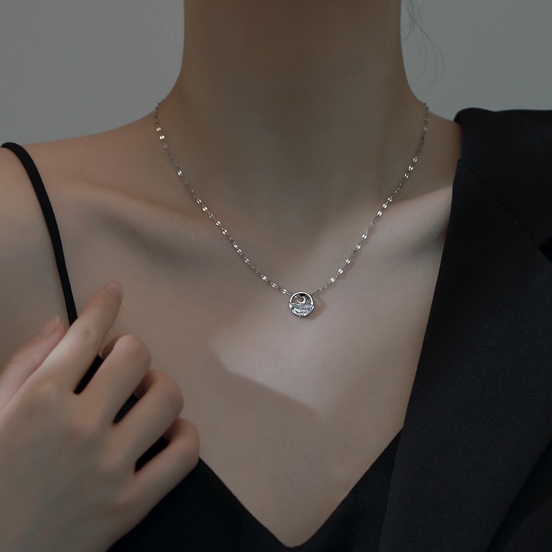 Vòng cổ Mặt Hình Mặt Trăng Thời Trang Cho Nữ