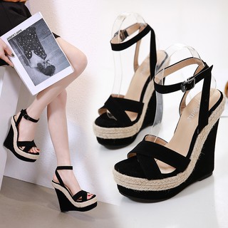 ORDER Dép đế xuồng cao 14cm HI273
