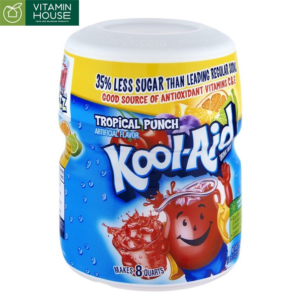 BỘT PHA NƯỚC KOOL-AID TRÁI CÂY HỖN HỢP 538g [VITAMIN HOUSE]