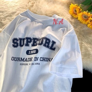 Áo thun SUPEURL 1988  form rộng tay cộc chất cotton su Áo phông hè nam nữ mặc đôi nhóm giá rẻ