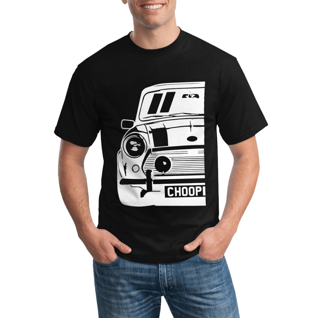 Xe Illtrrationt 60'S Classic Mini Cooper Jcw John Áo Phông Mềm Nhiều Màu Tùy Chọn