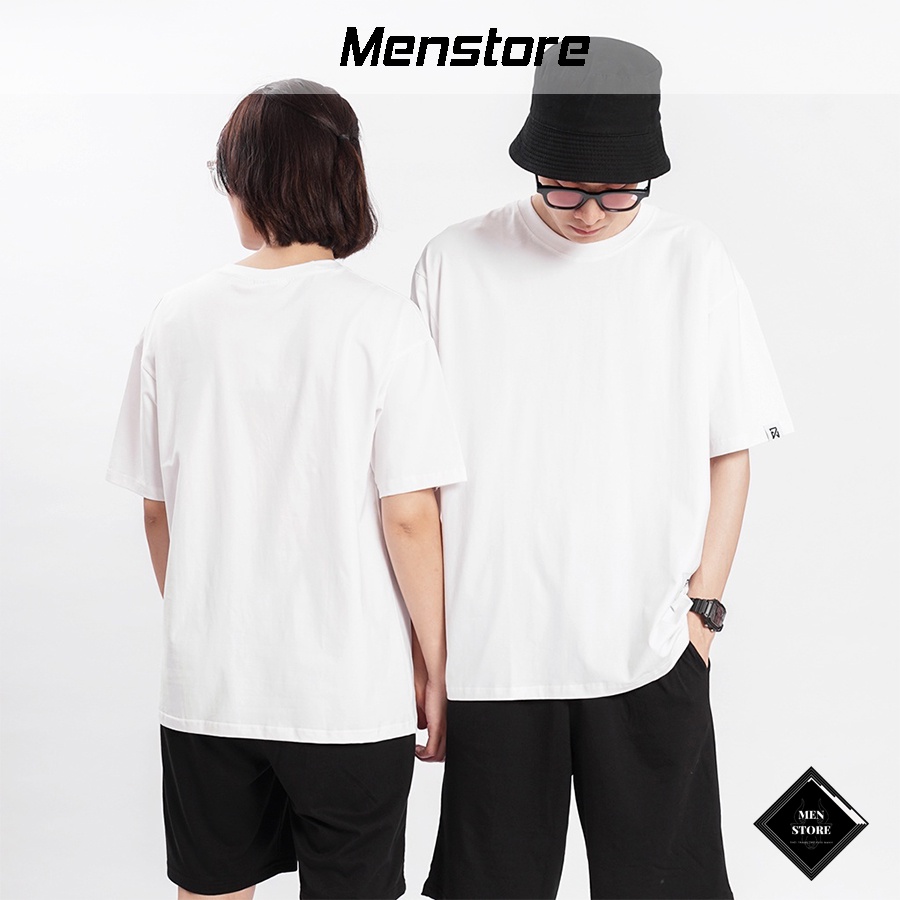 Áo thun Unisex CP7 Basic  phông trơn nam nữ tay lỡ form ôm 2 màu