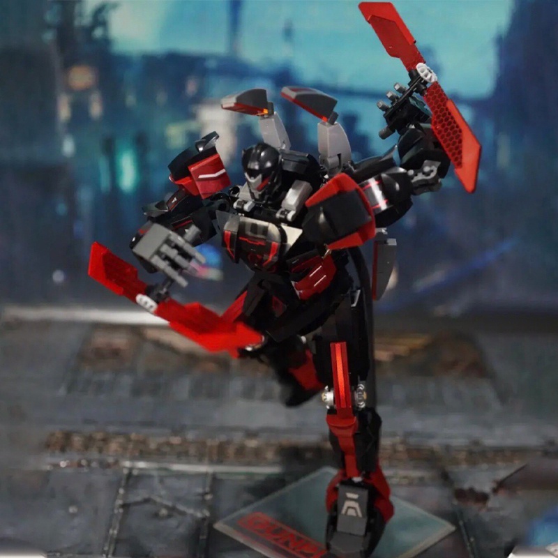 Đồ chơi Lắp ráp Robot Double Edge, Sluban M38-B1120 Warmachine, Xếp hình thông minh, Mô hình Robot