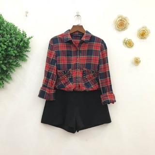 Áo somi hoạ tiết