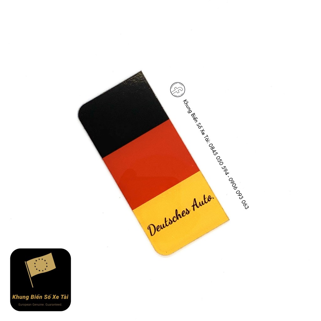 Logo Đức Deutsches Cho Khung Biển Số Châu Âu Wurth