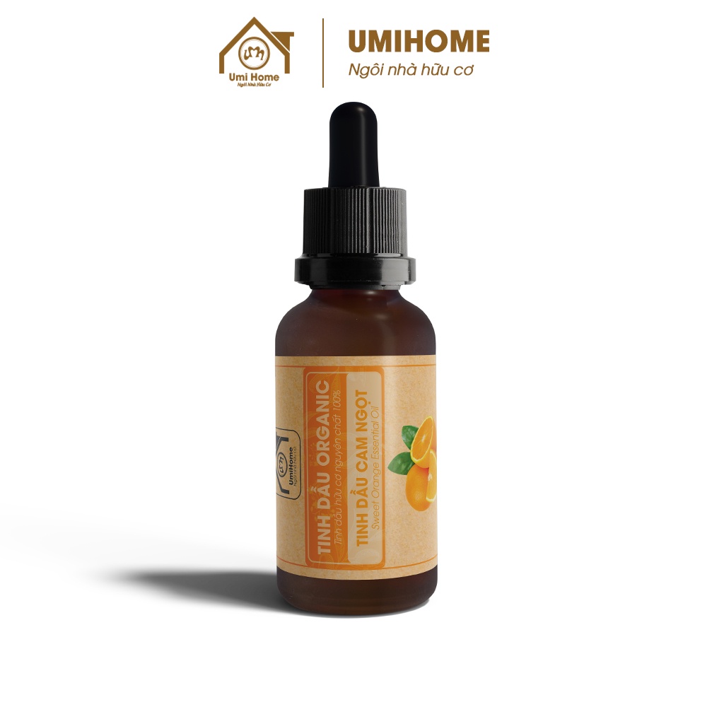 Tinh dầu Cam Ngọt hữu cơ UMIHOME nguyên chất 10ml