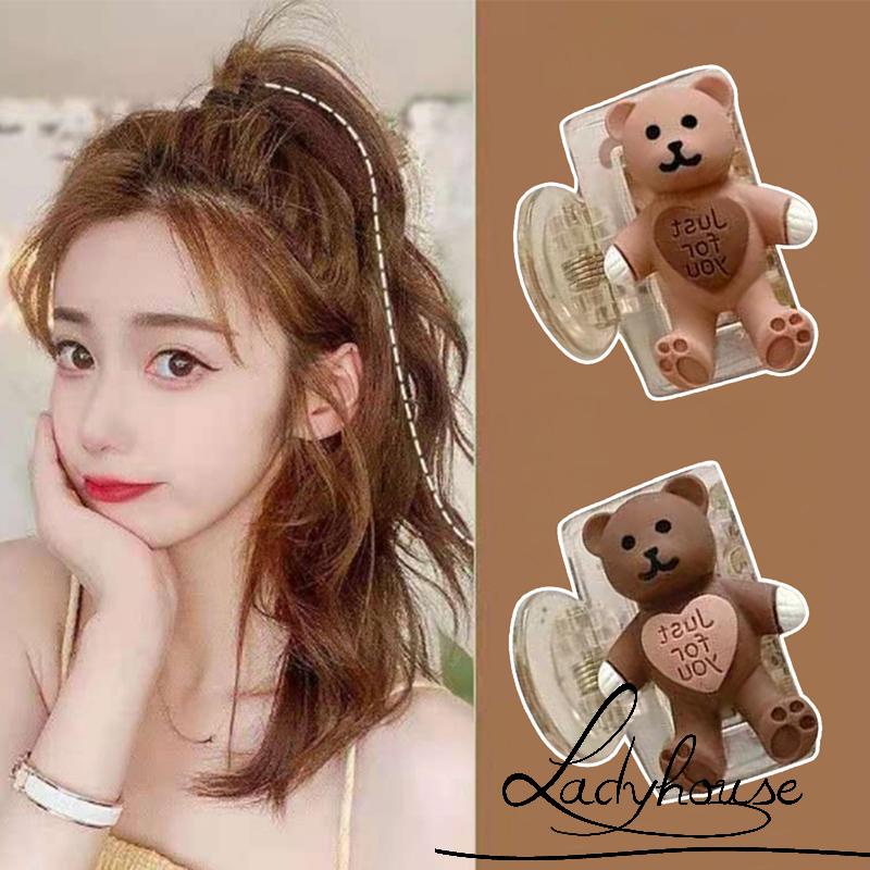 LD-Cute Cartoon Animal Hair Clip High Ponytail Anti-Collapse Mini Ponytail Clip Fashionable Hair Styling Tool Hair