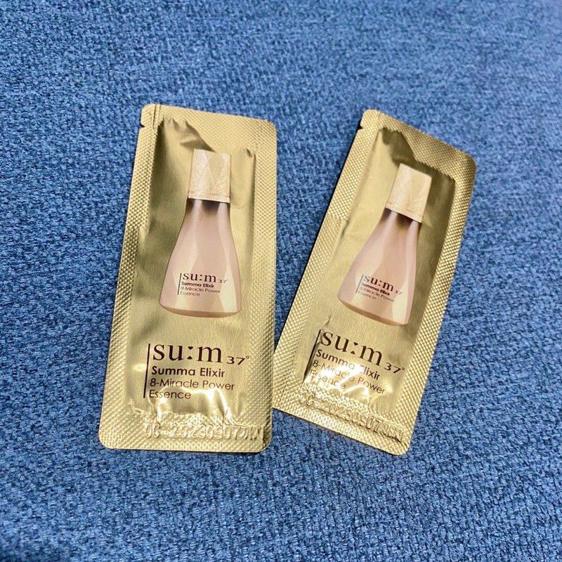 Gói Tinh Chất Vàng Siêu Dưỡng Chất 8 In 1 Summa Elixir 8-Miracle Power Essence 1ml Chống Lão Hóa, Săn Chắc Da