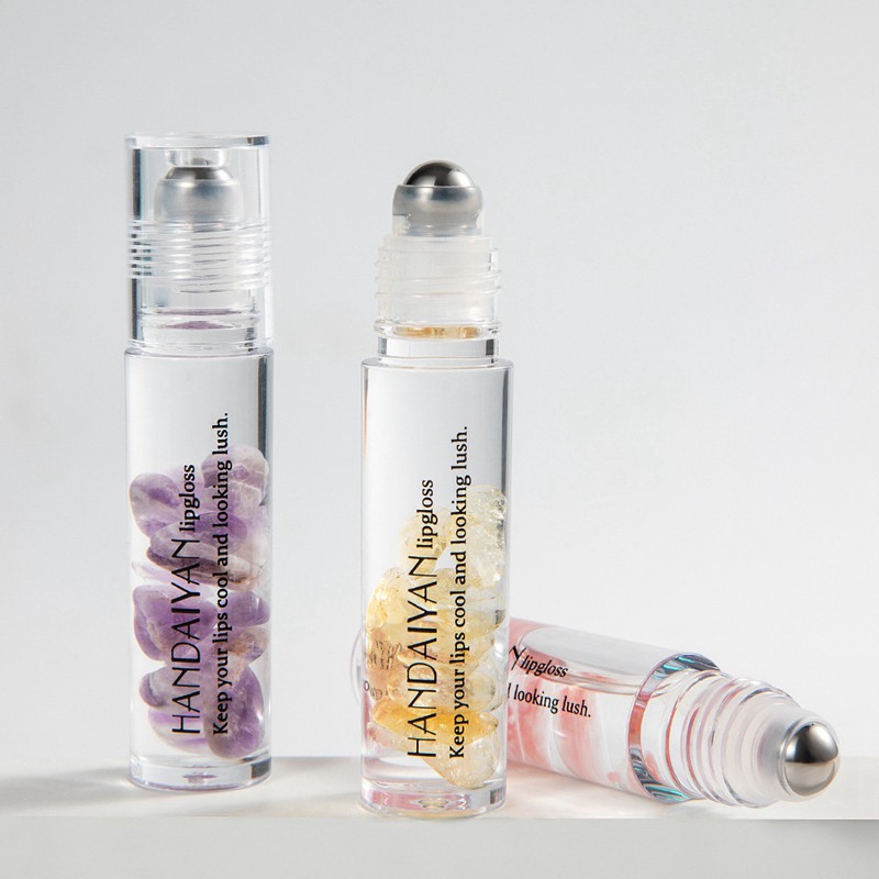 HANDAIYAN Crystal Lipstick Lips Nutritious Lip Oil Clear Roller Ball Lip Essence Long Lasting Moisturizing Shiny Lip Gloss-01 | BigBuy360 - bigbuy360.vn