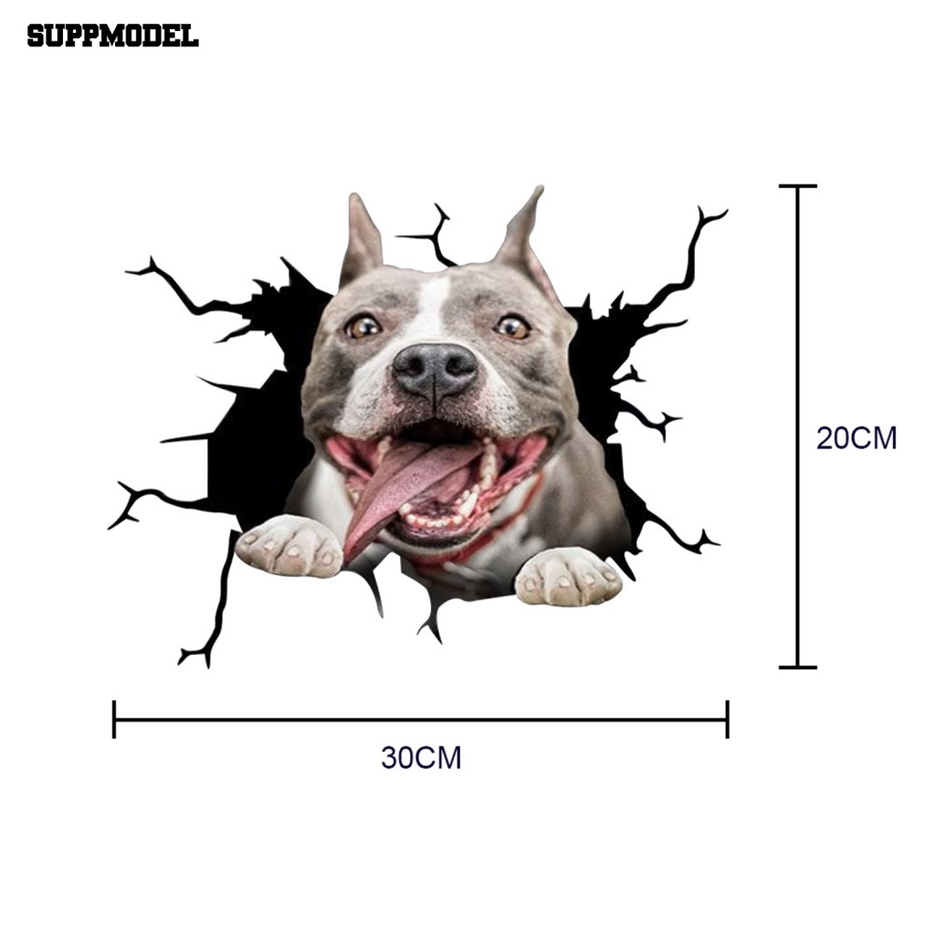 Miếng Dán Vinyl Hình Động Vật 3D Dễ Lên Màu Trang Trí Xe Hơi