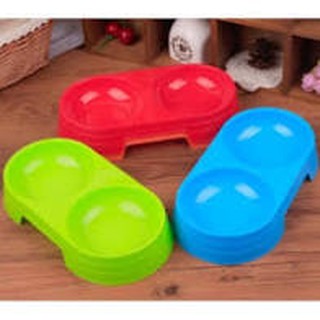 Bát Nhựa Đôi cho Chó Mèo