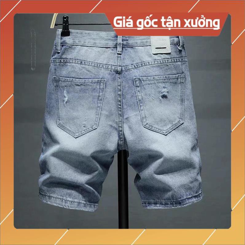 [ĐẸP HƠN NGƯỜI YÊU CŨ !!!] Quần short jean nam cao cấp hàn quốc đẹp giá rẻ TCS 8100