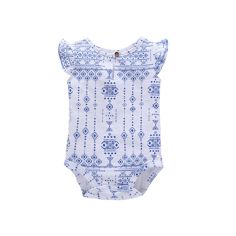 3 Món Bộ Đồ Body Không Tay Cho Bé Trai Bé Gái 0-24 Tháng,Bodysuit Liền Thân Mùa Hè Áo Liền Quần Cho Bé trẻ em Sơ Sinh