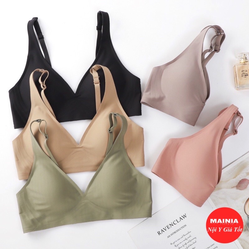 [Cao Cấp] Áo Ngực Đúc Su Non Sữa Không Đường May Không Gọng Đệm Mỏng Ngăn Ngừa Ung Thư Áo Lót Nữ Cao Cấp Mainia Shop