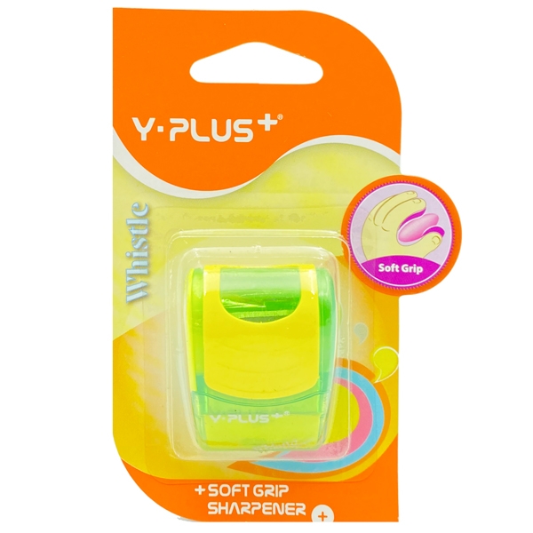 Vỉ Chuốt Chì 1 Lỗ WHISTLE Y-Plus SX090411 - Mẫu 3 - Xanh Lá/Vàng - YPLUS+