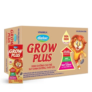 Thùng 48 hộp sữa bột pha sẵn dielac grow plus 180ml